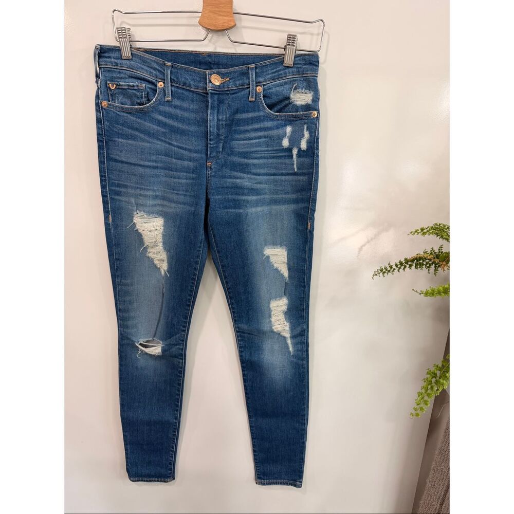 True Religion Halle Mid Rise Skinny Jeans 27‎